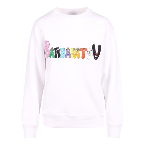 Patou 'BarbaPatou' Print Cotton Sweatshirt M