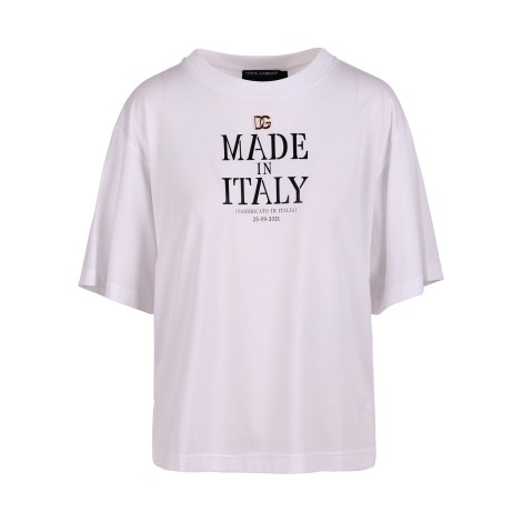 Dolce & Gabbana 'Made in Italy' Cotton T-Shirt M