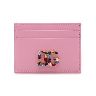 Dolce & Gabbana 'DG' Crystal Multicolor Logo Wallet U