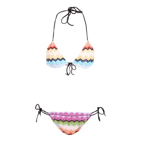 Missoni Zig Zag Pattern Knitted Bikini 42