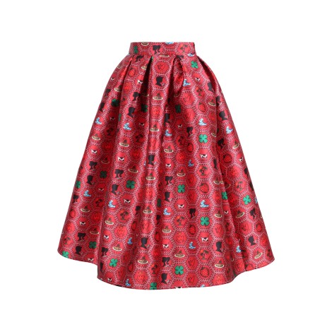 Alessandro Enriquez 'Barbie' Flared Skirt 42