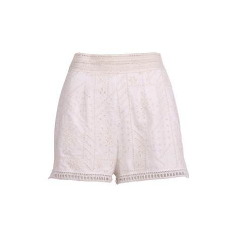 Ermanno Scervino Floral Lace Embroidered Shorts 40