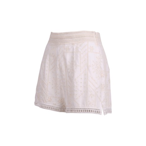 Ermanno Scervino Floral Lace Embroidered Shorts 40