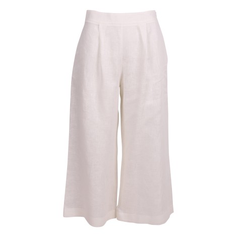 Ermanno Scervino Crop Linen Trousers 40