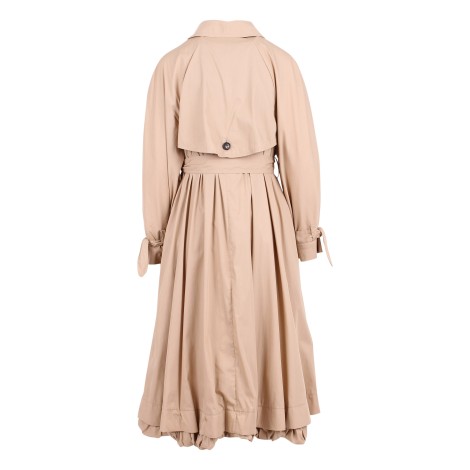 Patou Cotton Trench Coat With Matching Belt 40