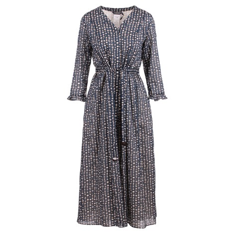 'S Max Mara 'Sub' Cotton Long Dress 42