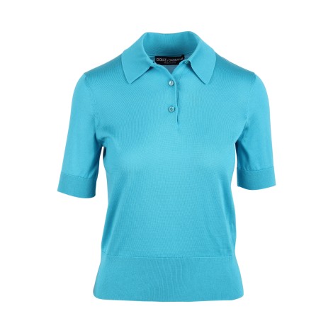 Dolce & Gabbana Silk Polo Shirt 40