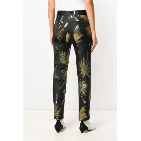 MSGM Pantaloni con motivo metallizzato.