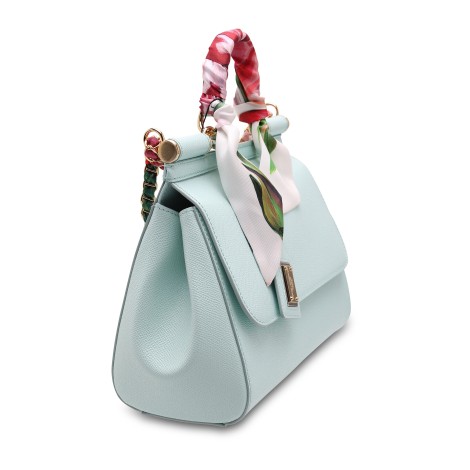 Dolce & Gabbana 'Sicily' Medium Tote Bag With Flower Print Foulard MED