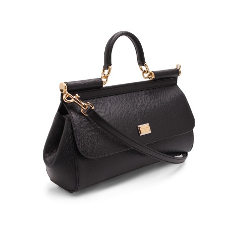 Dolce & Gabbana Small 'Sicily' Leather Tote Bag MED