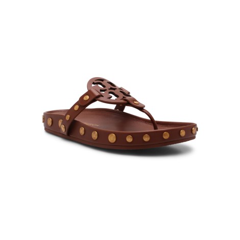 Tory Burch 'Cloud Miller' Leather Flip Flops 8,5