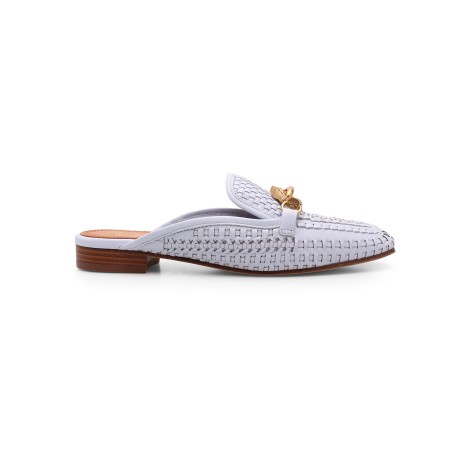 Tory Burch 'Jessa' Woven Leather Sabot 10