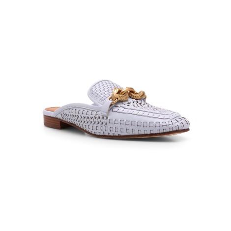 Tory Burch 'Jessa' Woven Leather Sabot 10