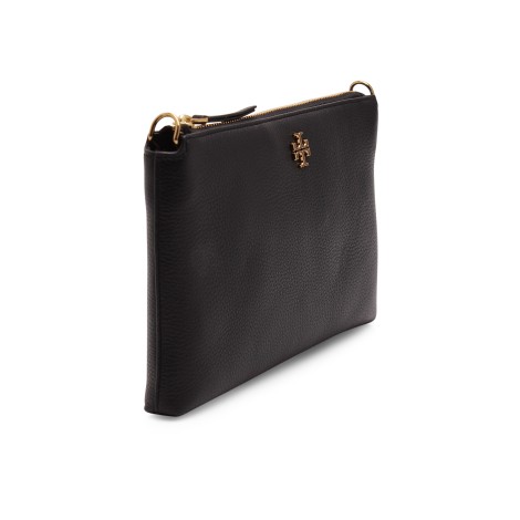 Tory Burch Top Zip Closure Leather Clutch Bag PIC