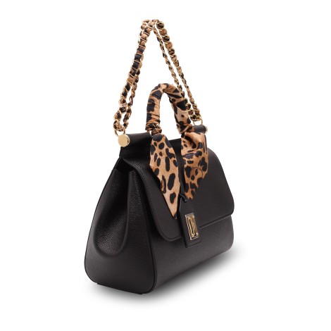 Dolce & Gabbana 'Sicily' Medium Tote Bag With Leo Print Foulard GR