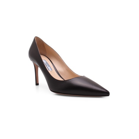 Prada High Stiletto Heel Leather Pumps 40