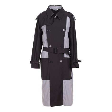 Vien Double-breasted Technical Fabric Trench Coat S