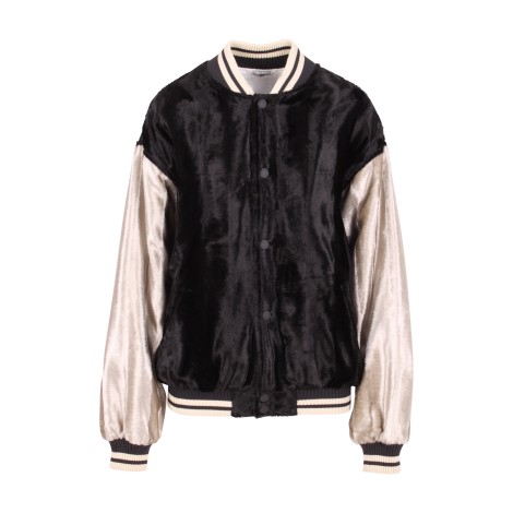 Vien Faux Fur Bomber Jacket M