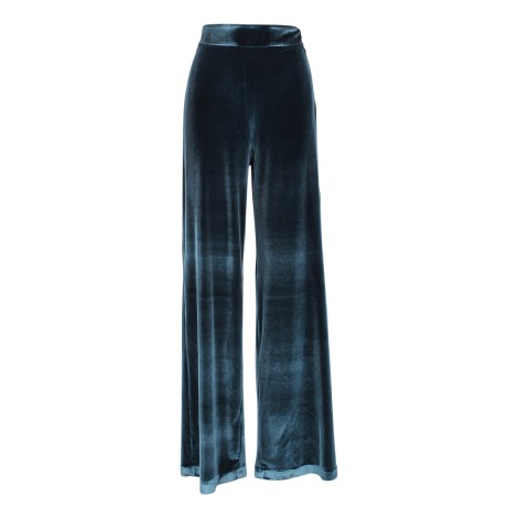 Amen Velvet Flared Leg Trousers 46