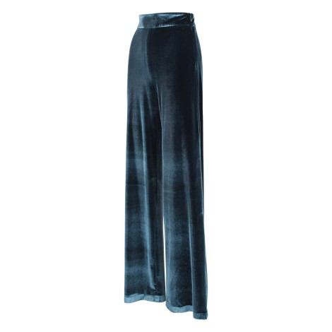 Amen Velvet Flared Leg Trousers 46