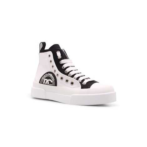 Dolce & Gabbana 'Portofino Light' Cotton Sneakers 40