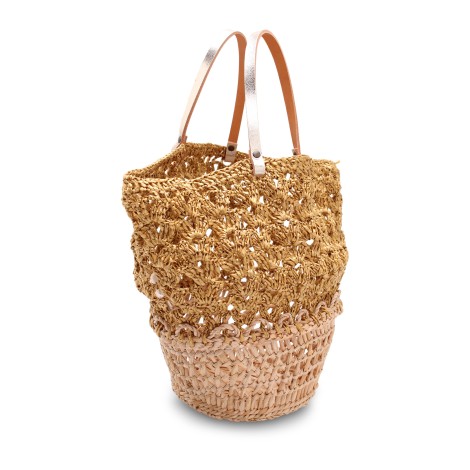 Gabriela Vlad Large Raffia Shopping Bag MED