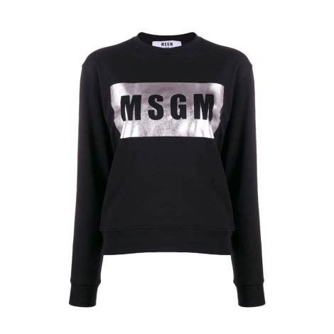 MSGM Felpa con box logo