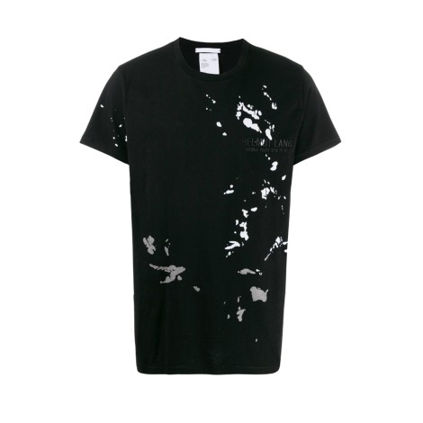 HELMUT LANG T-shirt con pittura stampata