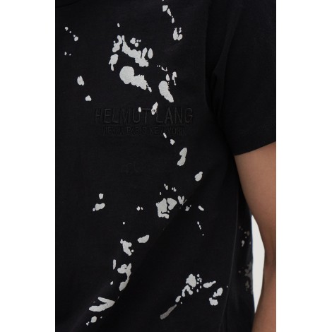 HELMUT LANG T-shirt con pittura stampata