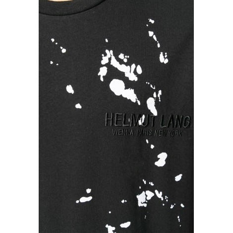 HELMUT LANG T-shirt con pittura stampata