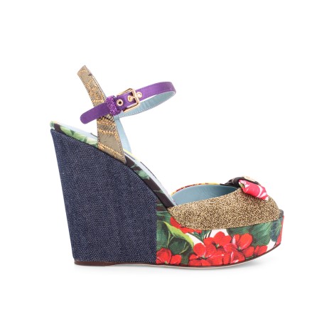 Dolce & Gabbana 'Patch 11' Cotton Wedge 36,5