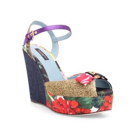 Dolce & Gabbana 'Patch 11' Cotton Wedge 36,5