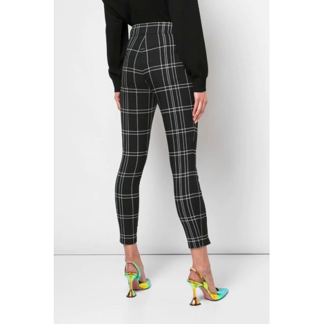 ALEXANDER WANG Pantaloni motivo tartan