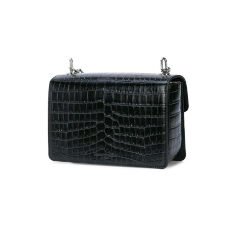 ALEXANDER WANG Borsa coccodrillo con gancio in rilievo