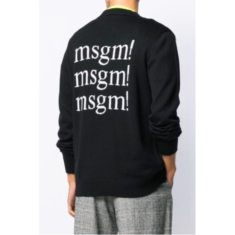 MSGM Maglia con logo posteriore