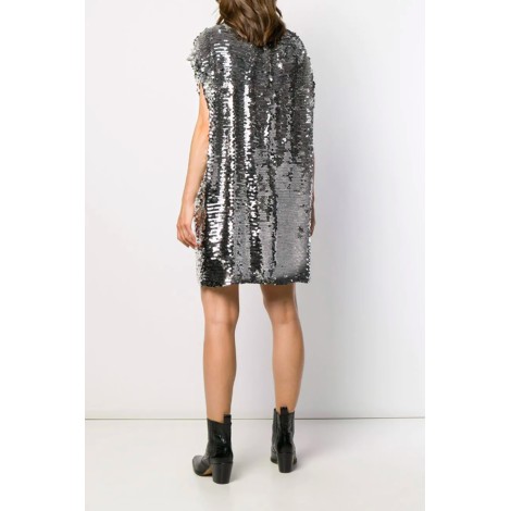 MSGM Abito smanicato in paillettes