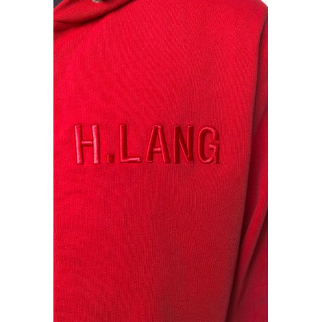 HELMUT LANG Felpa con logo ricamato