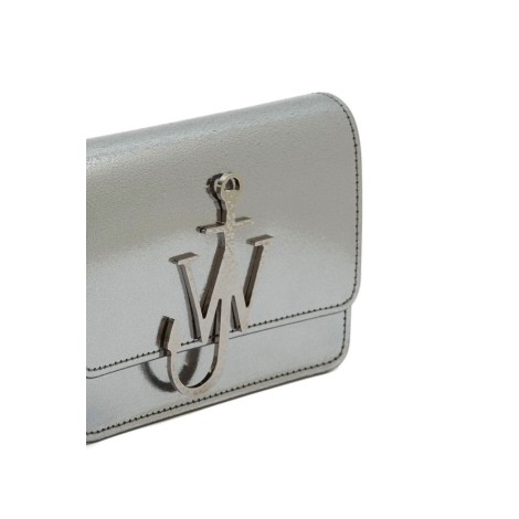 JW ANDERSON Borsa Anchor Logo argento