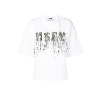 MSGM T-shirt con paillettes