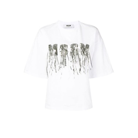 MSGM T-shirt con paillettes