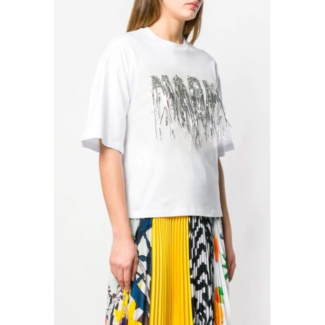 MSGM T-shirt con paillettes