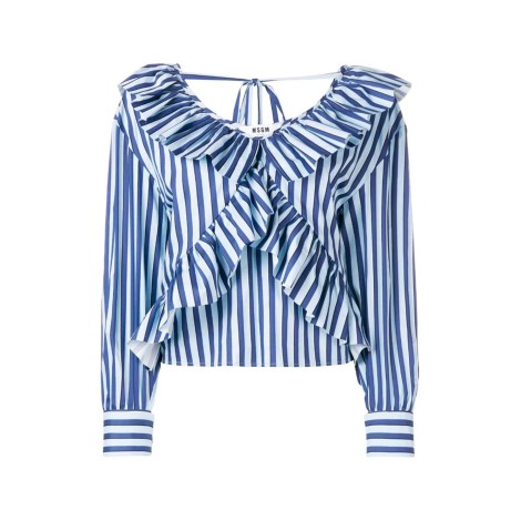 MSGM Camicia con scollo a V.