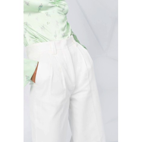 MSGM Pantaloni gamba larga