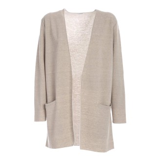 MALO CARDIGAN BEIGE CON INTERNO A CONTRASTO DXN009FBL04EL778