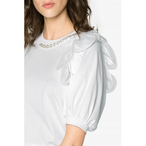 SIMONE ROCHA T-shirt con maniche a smerlo