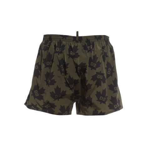 DSQUARED2 COSTUME BOXER VERDE MILITARE D7B644080308