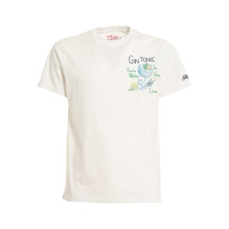 MC2 SAINT BARTH T-SHIRT GIN TONIC BIANCA TSHIRTMAN02633B