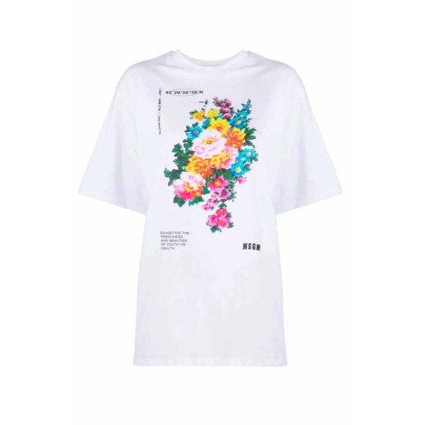 MSGM T-shirt a fiori