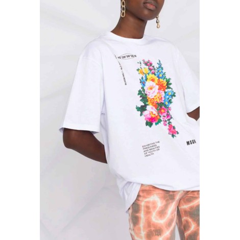 MSGM T-shirt a fiori