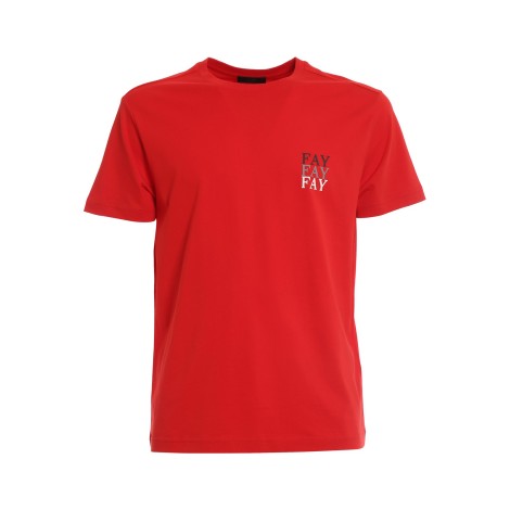 FAY T-SHIRT ROSSA NPMB3441270UCXR602